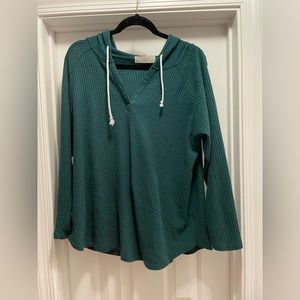 Women’s waffle knit pullover